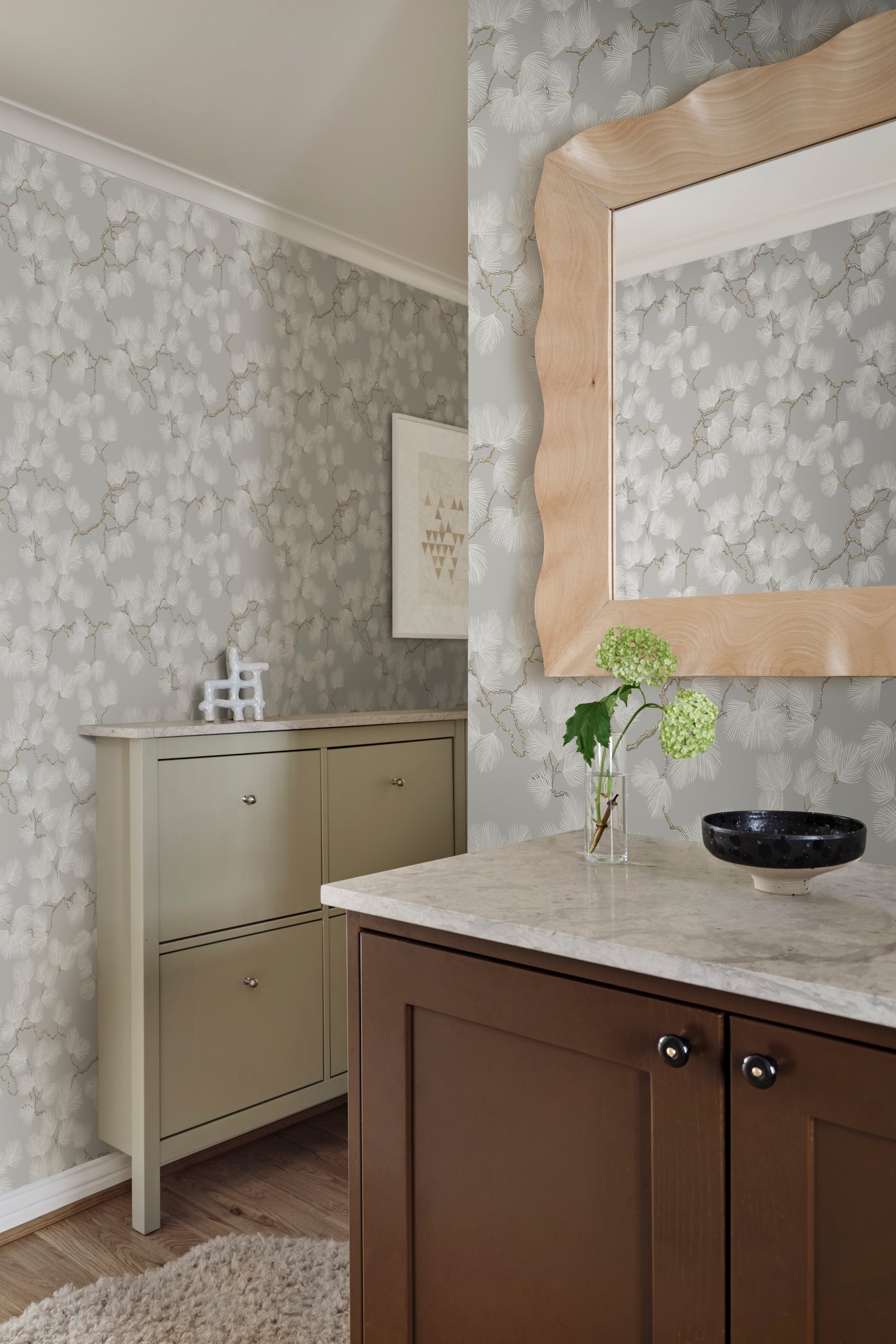 Tapetti Pine Harmaa 804-21 (Sandberg Wallpaper)