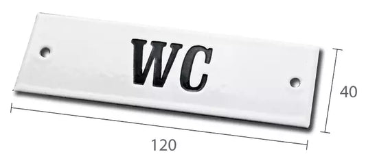 WC -emalikyltti 12 x 4 cm
