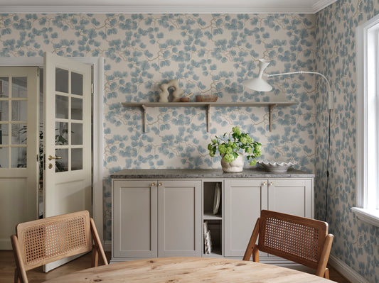 Tapetti Pine Vaaleansininen S10328(Sandberg Wallpaper)