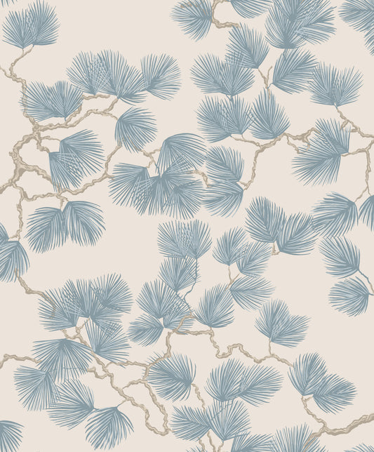 Tapetti Pine Vaaleansininen S10328(Sandberg Wallpaper)